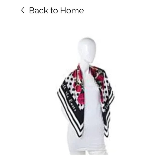 Clever carriage company  💯 silk scarf 46”x 46” nwot beautiful as a rose - Picture 14 of 15